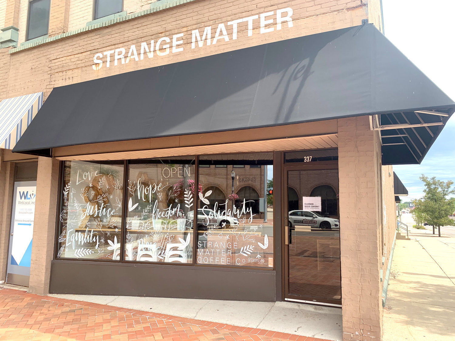 Strange Matter Coffee closed its downtown Lansing location on Washington Square last week, but the local chain is still offering curbside sales and deliveries from its cafe on East Michigan Avenue.