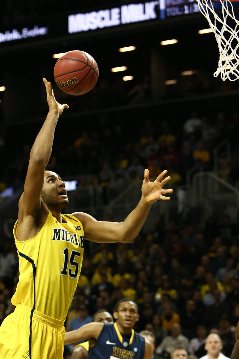 Jon Horford during his playing days at the University of Michigan. The former NBA player is planning to run for the state House of Representatives from Lansing.